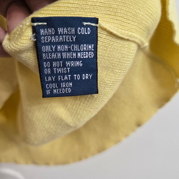 Polo Ralph Lauren Men Vintage 90s Y2K Preppy Classic Pima Cotton Sweater Vest L - Picture 8 of 10